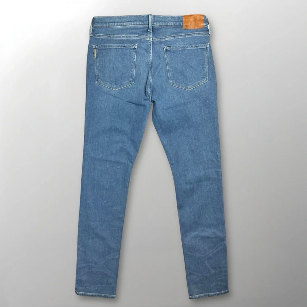 PAIGE Men's Blue Federal Slim Straight Fit Jeans Maurice Wash Size 32 EUC - Picture 3 of 10
